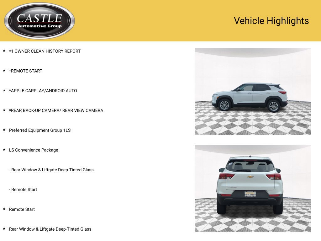 Used 2024 Chevrolet TrailBlazer LS w/ LS Convenience Package FWD image 3