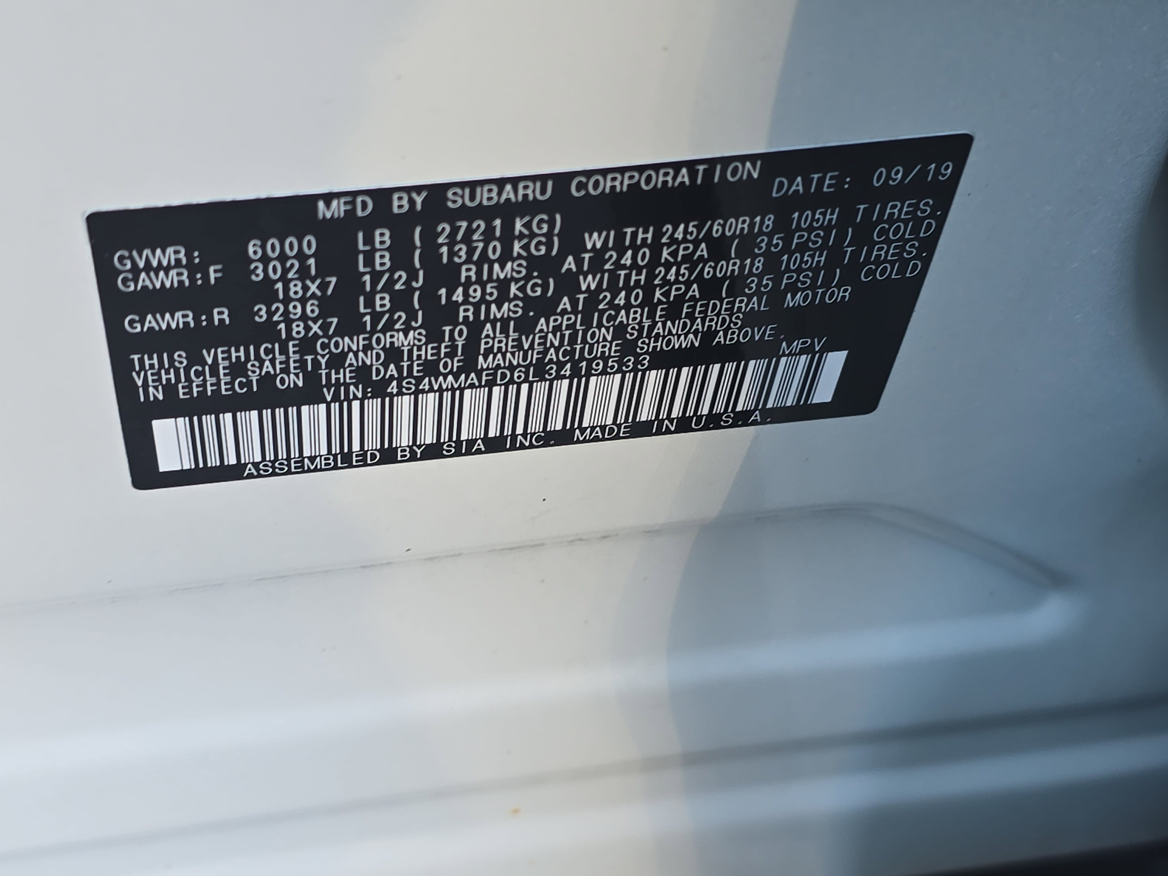 Used 2020 Subaru Ascent Premium w/ Convenience Package image 36