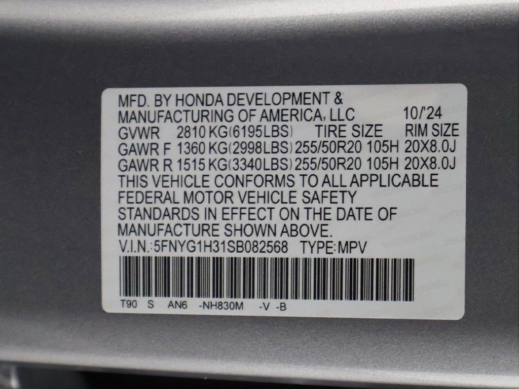 Used 2025 Honda Pilot Sport image 53