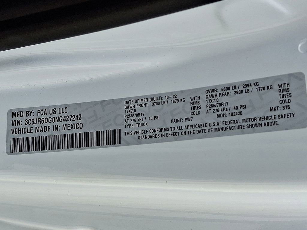 Used 2022 RAM 1500 Tradesman w/ Power & Remote Entry Group image 26