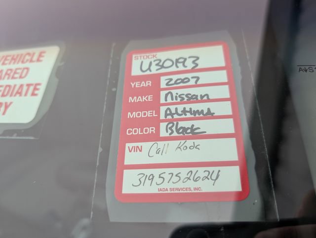 Used 2007 Nissan Altima 2.5 S image 31