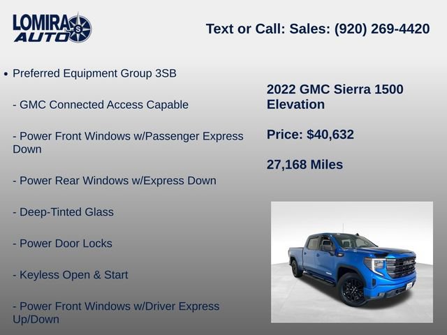 Used 2022 GMC Sierra 1500 Elevation AWD/4WD image 8