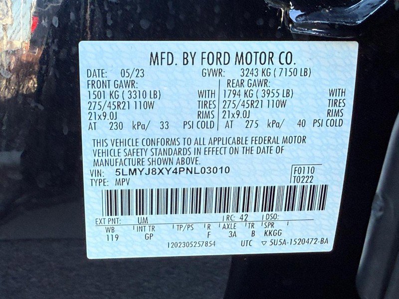 Certified 2023 Lincoln Aviator Grand Touring w/ Equipment Group 301A image 33