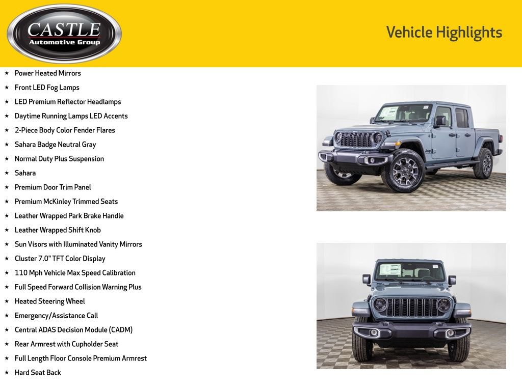 New 2026 Jeep Gladiator Sport S image 12
