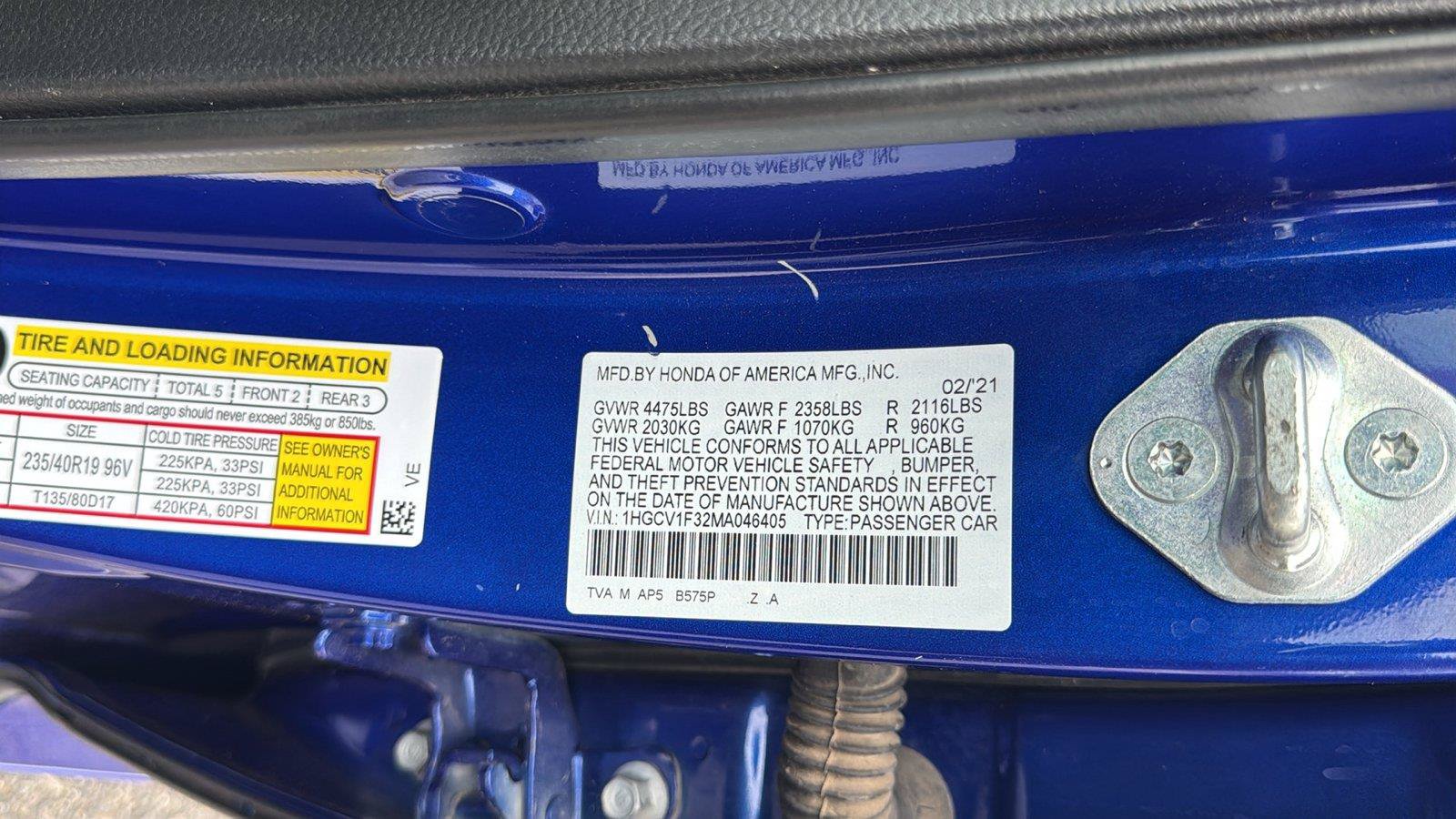 Used 2021 Honda Accord Sport image 25