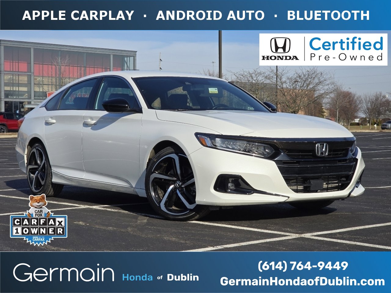 Certified 2022 Honda Accord Sport
