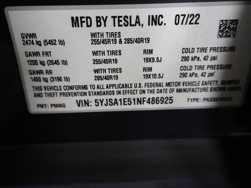 Used 2022 Tesla Model S AWD/4WD image 49