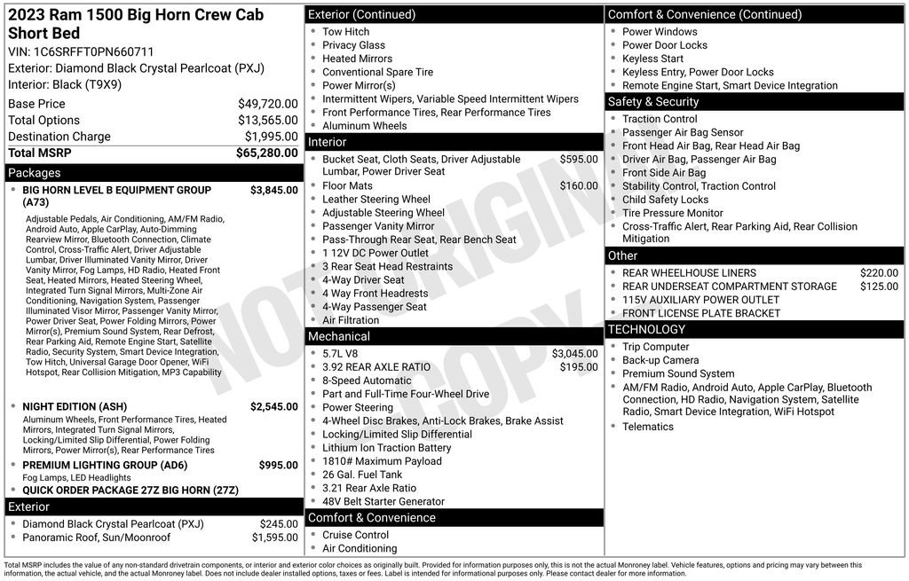 Used 2023 RAM 1500 Big Horn AWD/4WD image 6