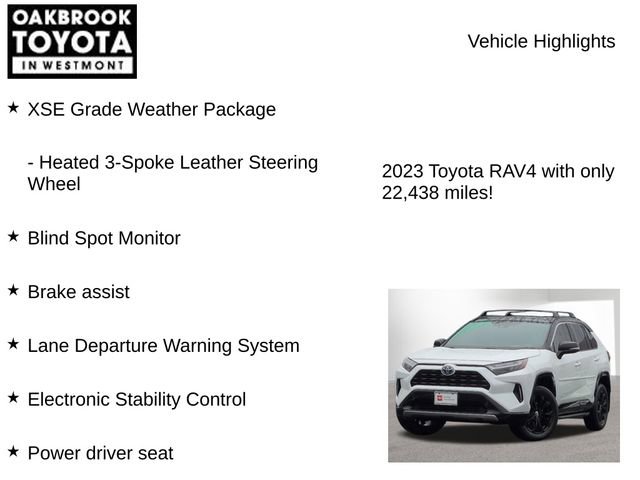 Certified 2023 Toyota RAV4 XSE w/ XSE Grade Weather Package image 8