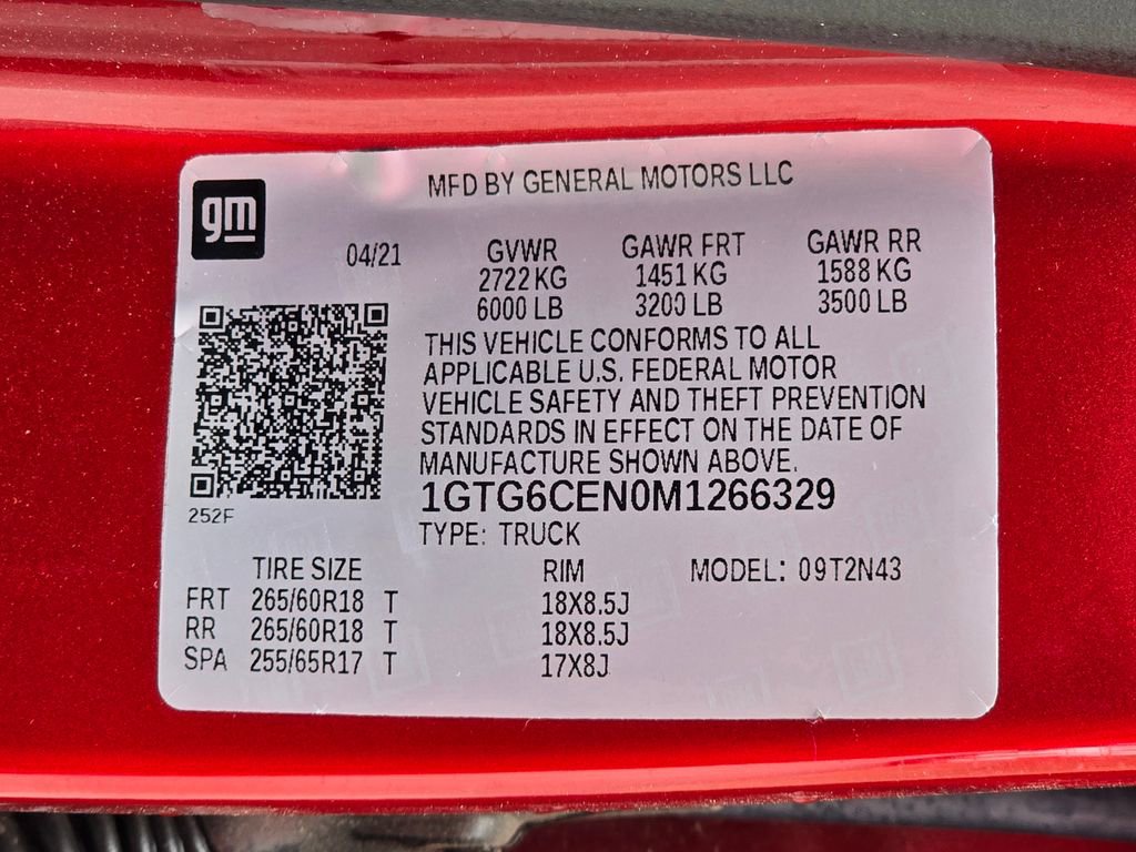 Used 2021 GMC Canyon Elevation w/ Trailering Package AWD/4WD image 23