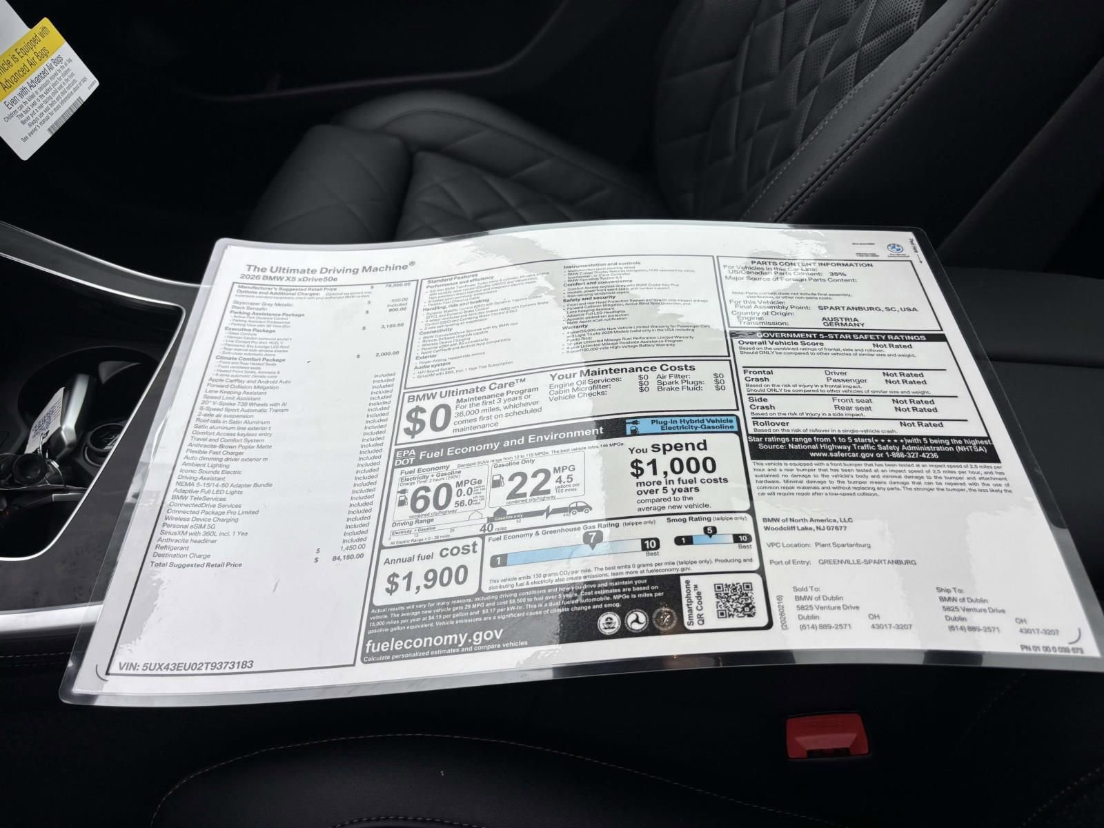 New 2026 BMW X5 xDrive50e AWD/4WD image 35