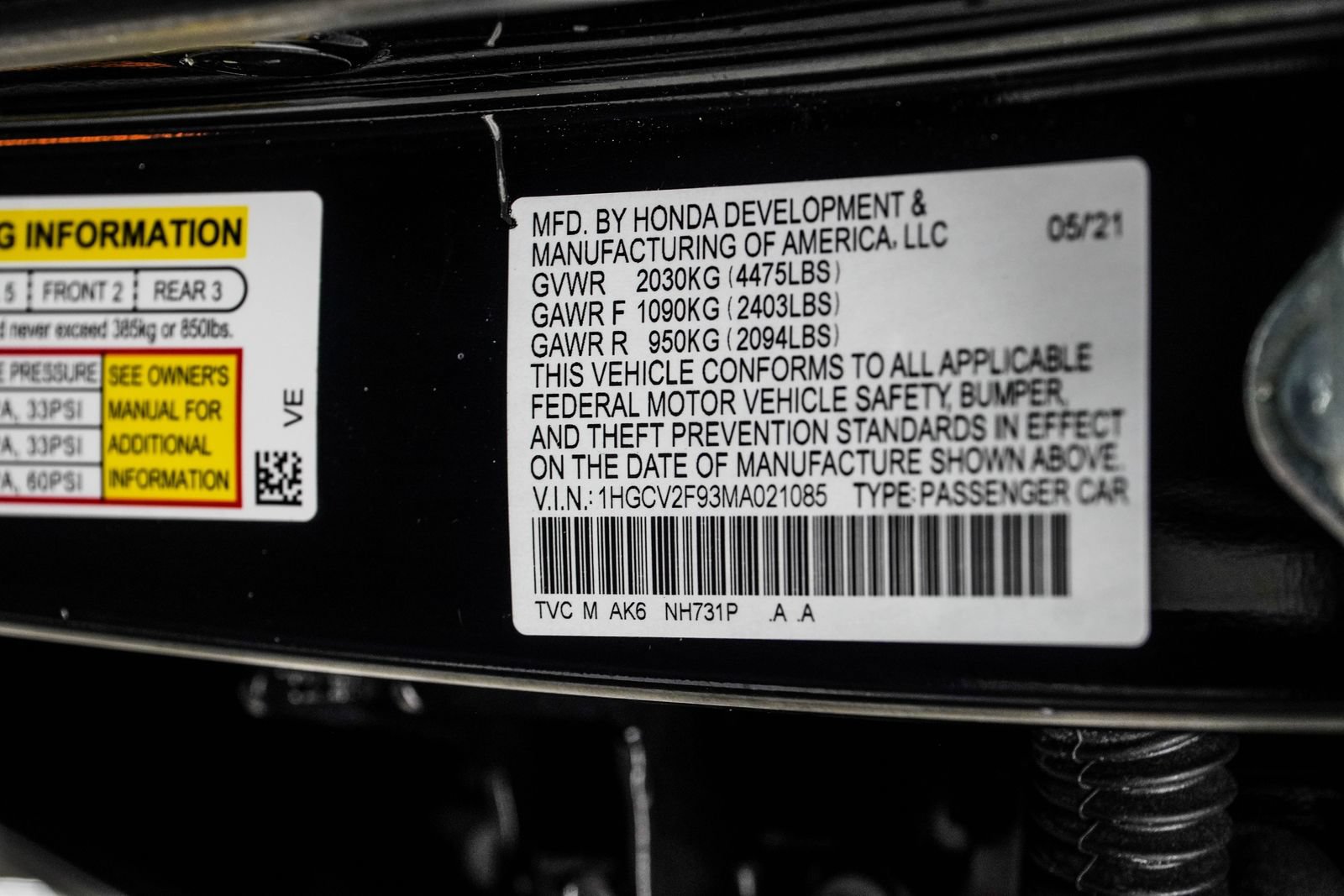 Used 2021 Honda Accord Touring image 42