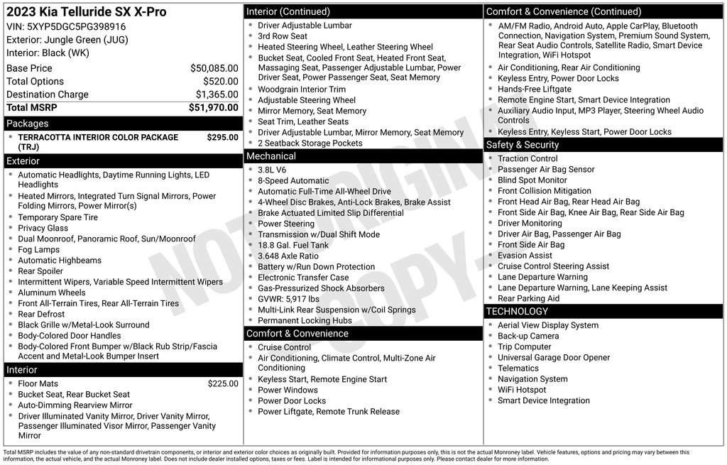 Used 2023 Kia Telluride SX X-Pro image 12