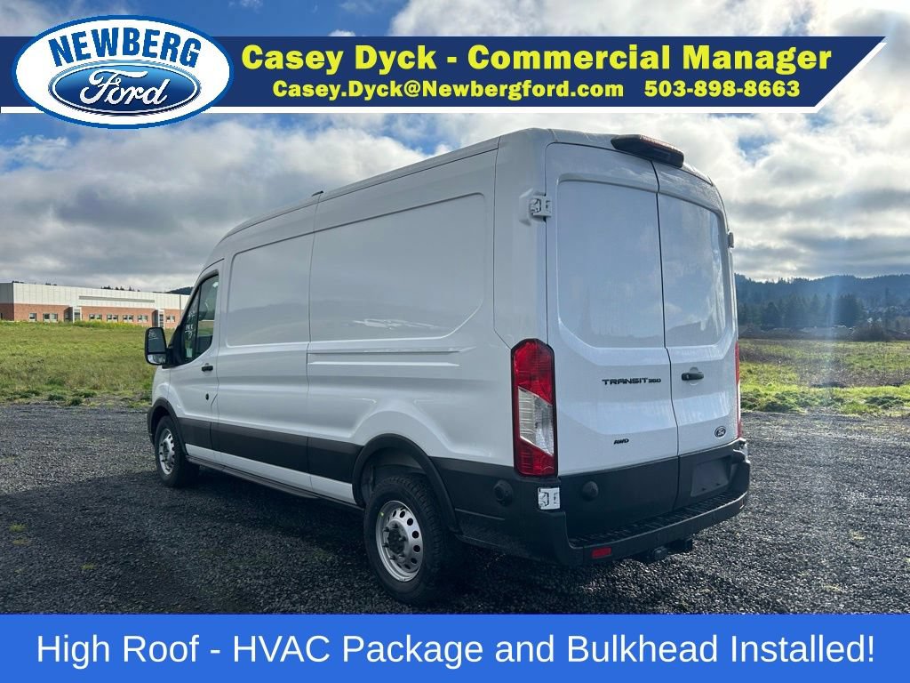 New 2026 Ford Transit 350 148 Medium Roof AWD w/ HVAC Trade Package image 8