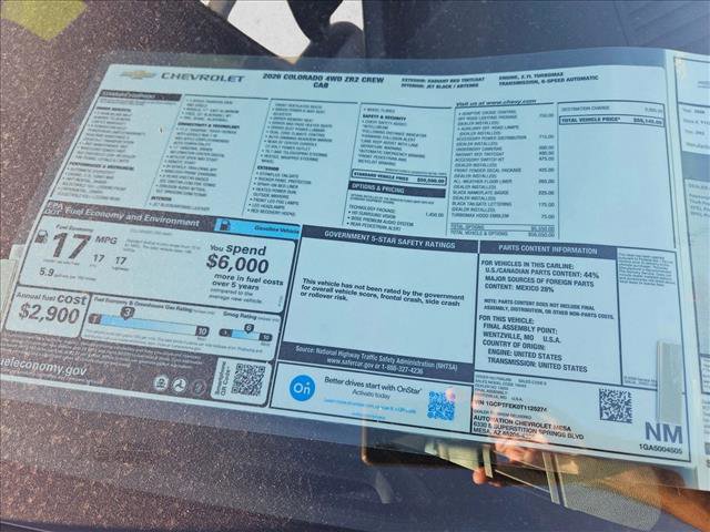 Used 2026 Chevrolet Colorado ZR2 w/ Technology Package AWD/4WD image 18