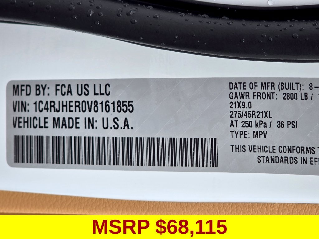New 2027 Jeep Grand Cherokee Summit AWD/4WD image 42