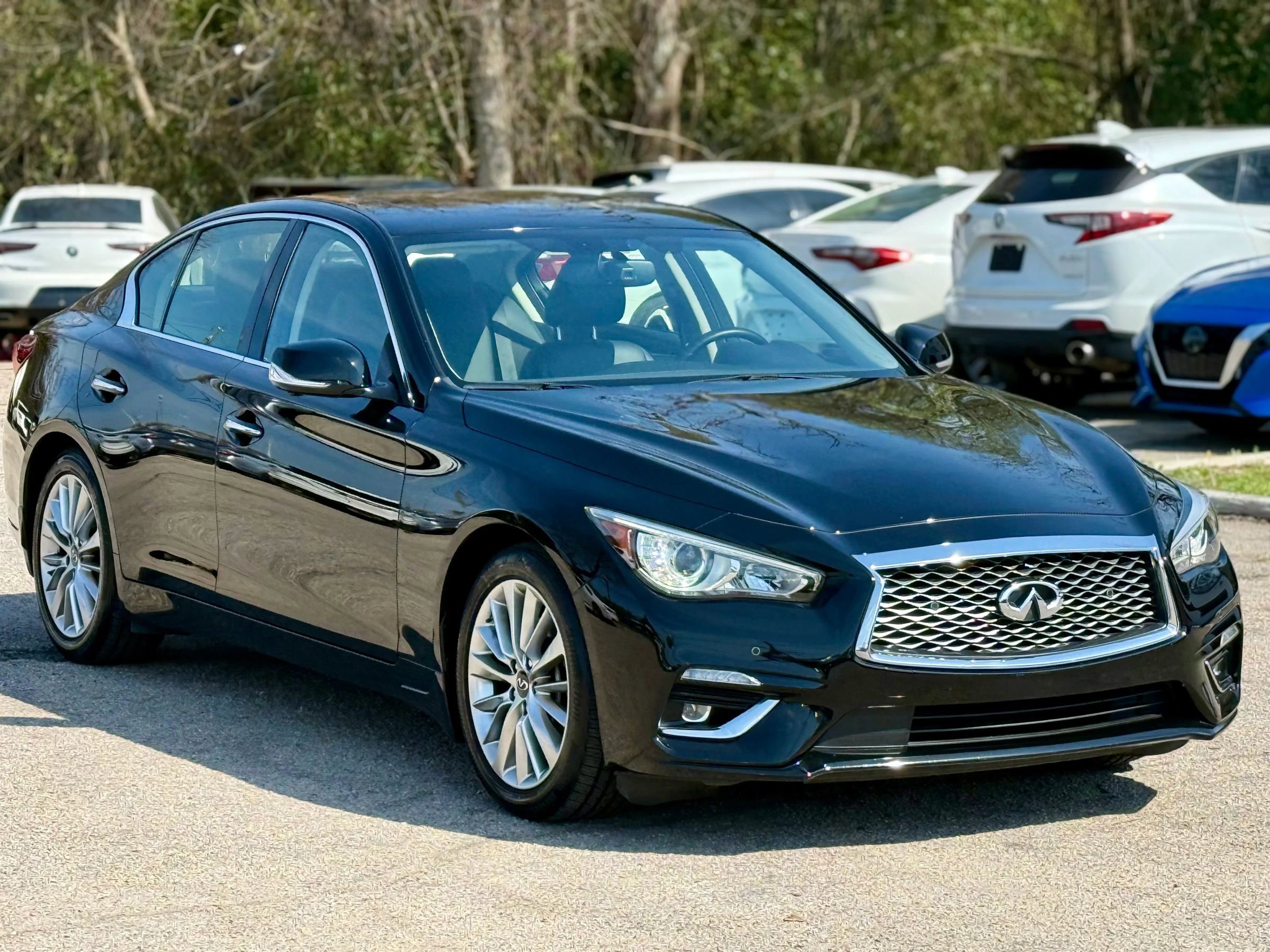 Used 2021 INFINITI Q50 Luxe w/ Cargo Package image 1