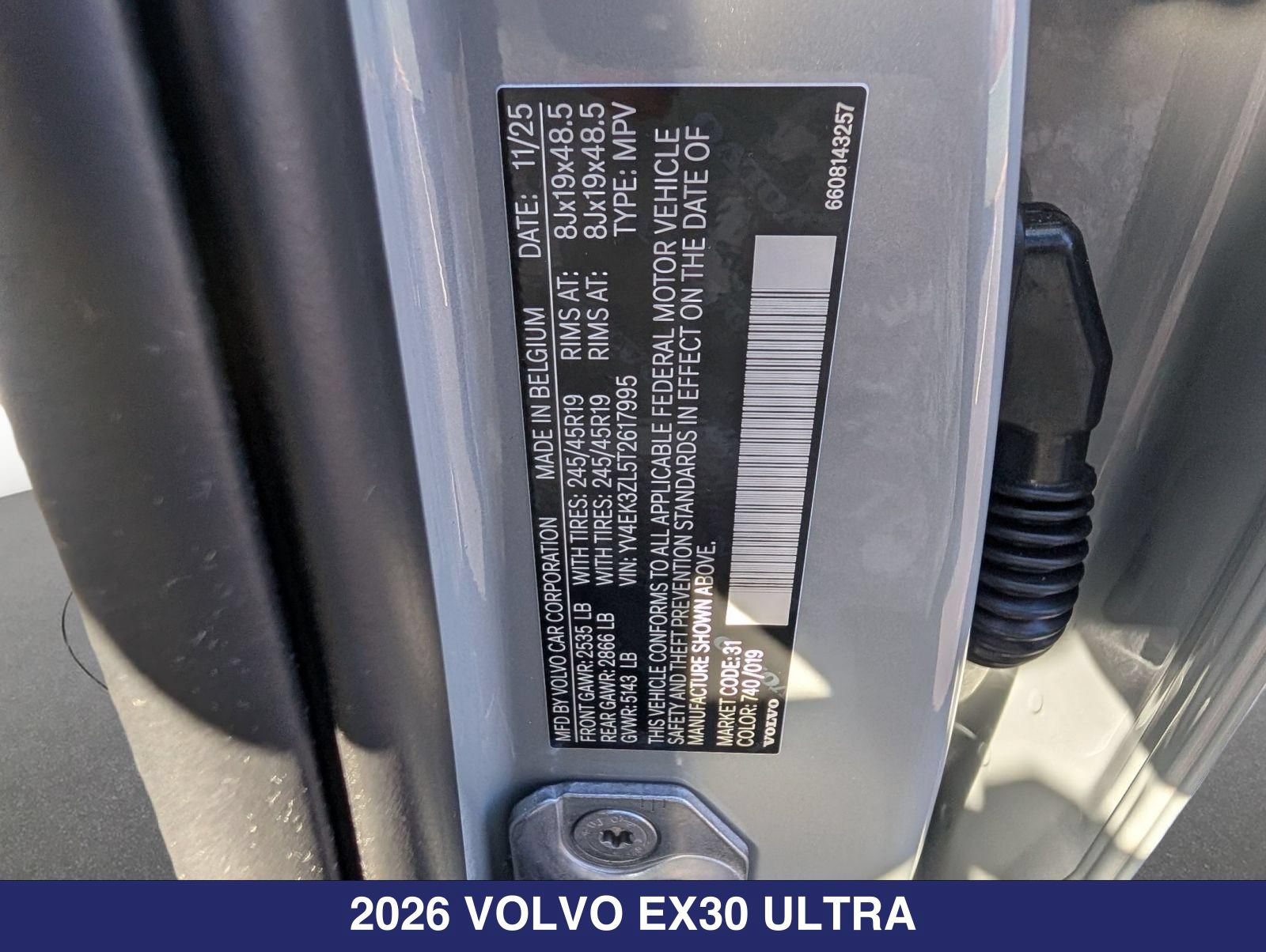 New 2026 Volvo EX30 Ultra w/ Protection Package Premier AWD/4WD image 26