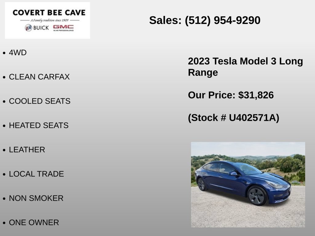 Used 2023 Tesla Model 3 Long Range AWD/4WD image 6