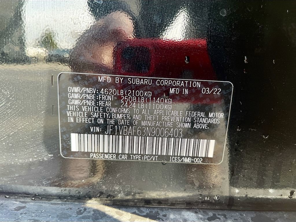 Used 2022 Subaru WRX Premium image 30