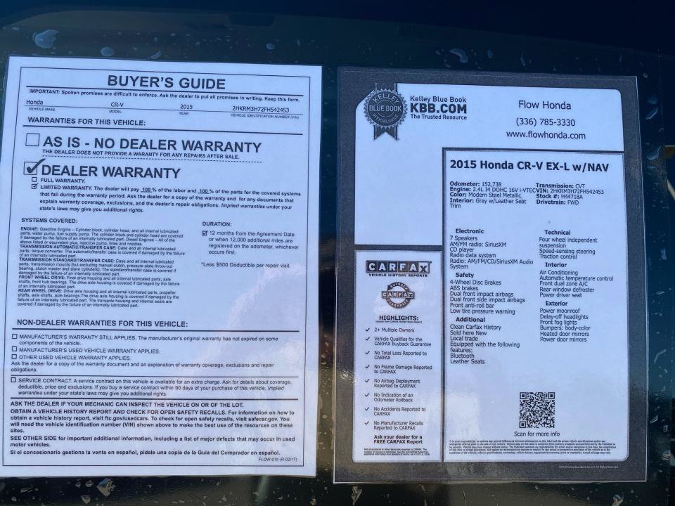 Used 2015 Honda CR-V EX-L image 33