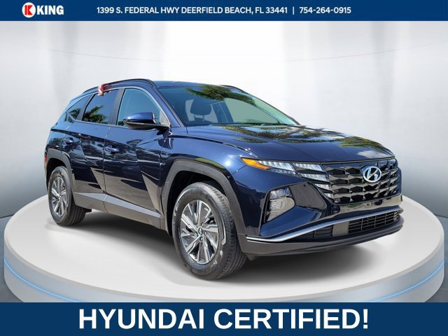 Certified 2024 Hyundai Tucson Blue