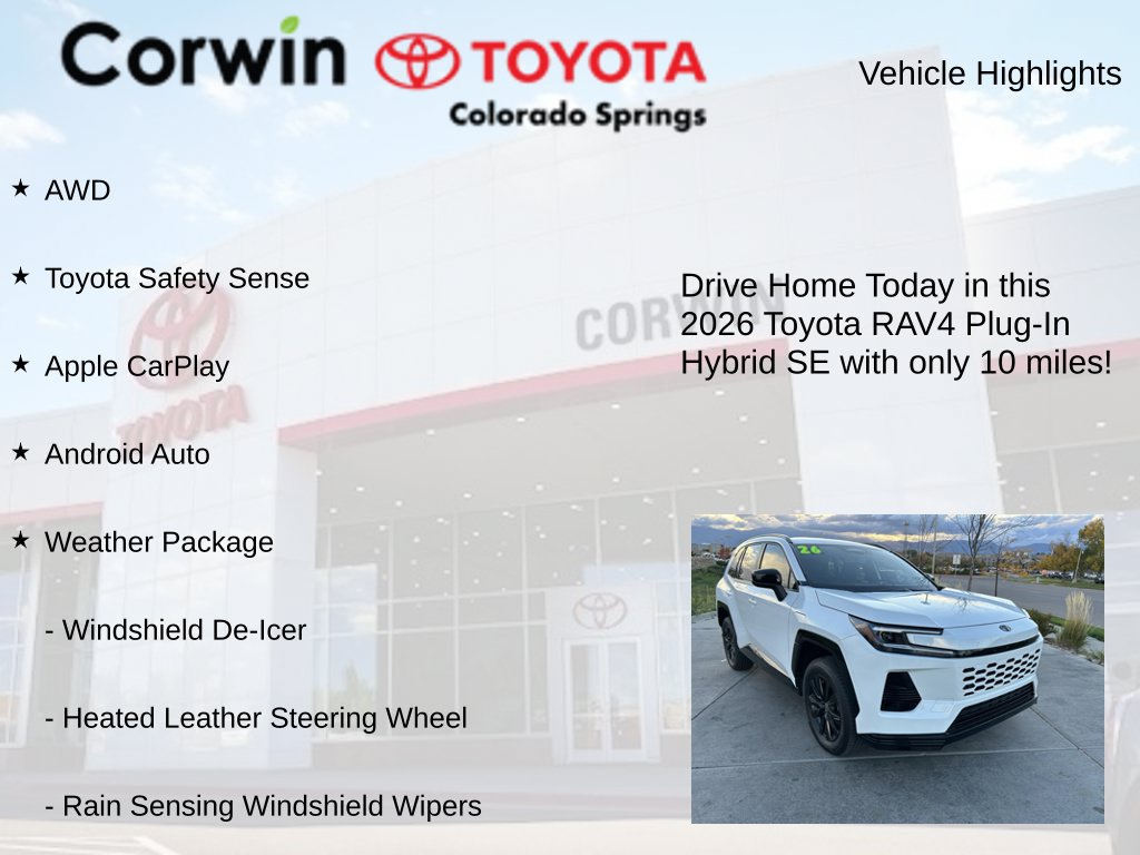 Used 2026 Toyota RAV4 SE w/ Weather Package AWD/4WD image 7