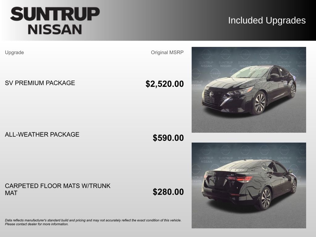 Used 2024 Nissan Sentra SV w/ SV Premium Package FWD image 2