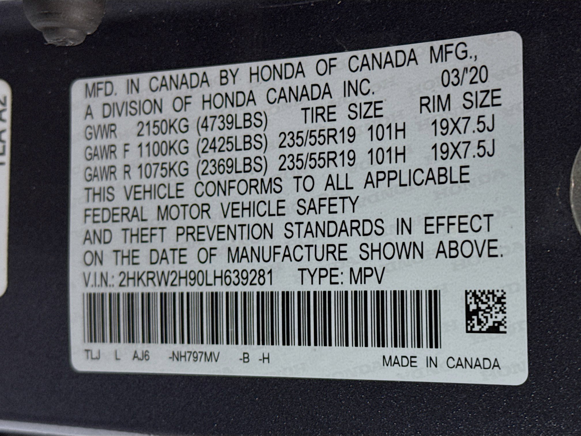 Used 2020 Honda CR-V Touring image 32
