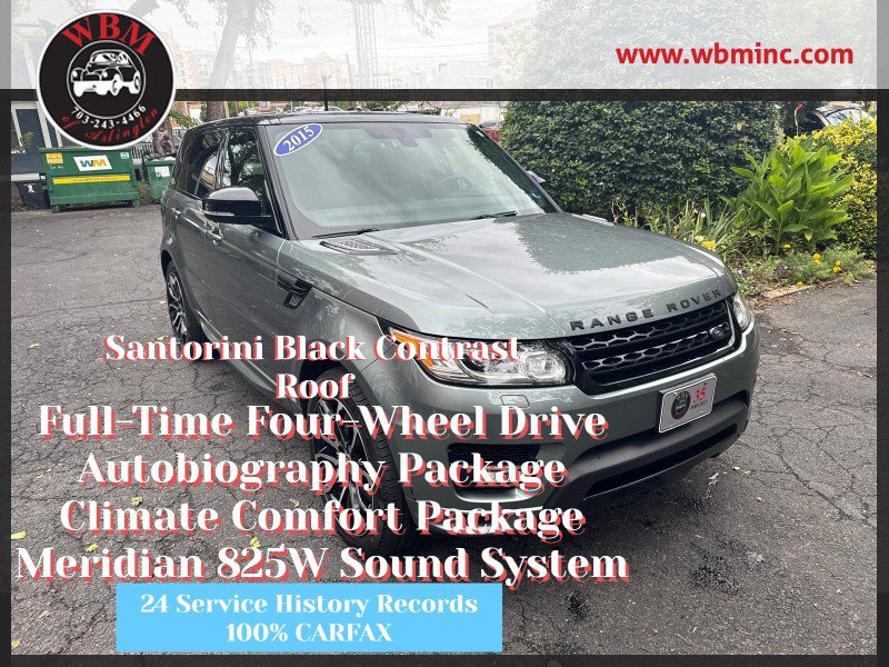Used 2015 Land Rover Range Rover Sport Autobiography