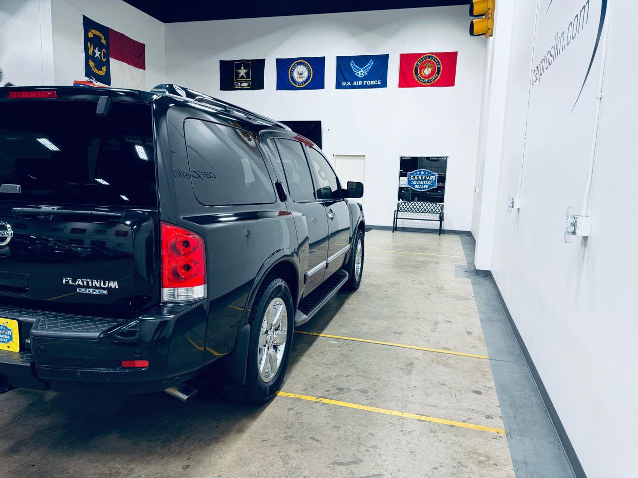 Used 2014 Nissan Armada Platinum w/ 2nd Row Captain Seat Package image 23