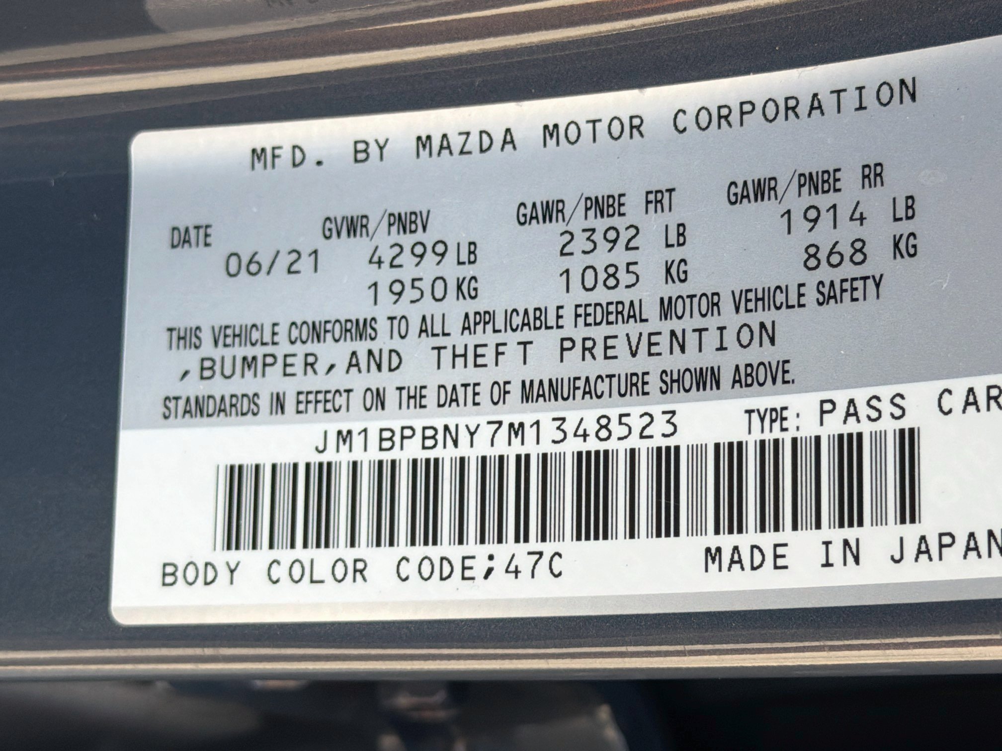 Used 2021 MAZDA MAZDA3 Hatchback w/Premium Plus Pkg AWD/4WD image 43