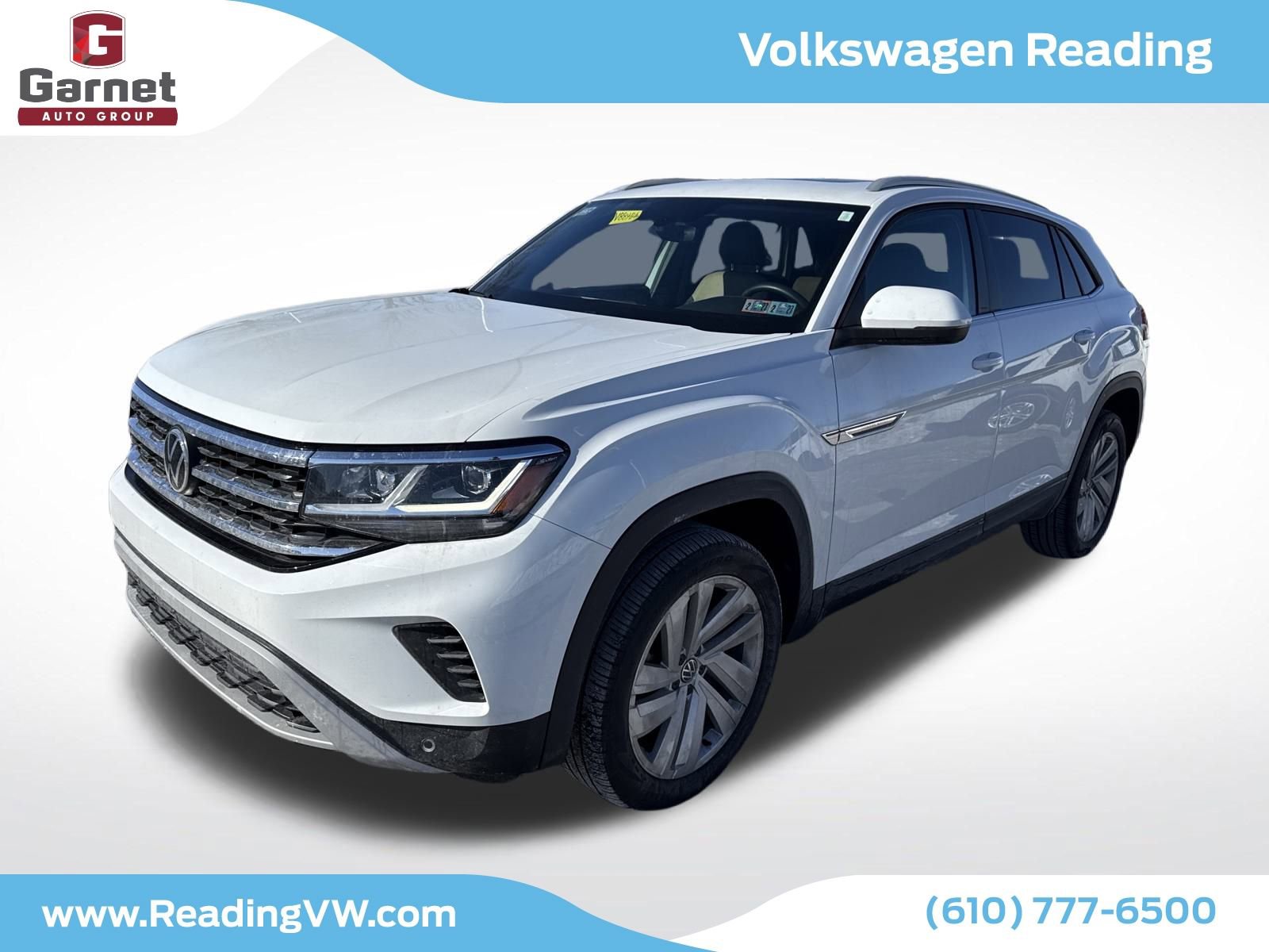 Used 2021 Volkswagen Atlas Cross Sport SE w/ Panoramic Sunroof Package