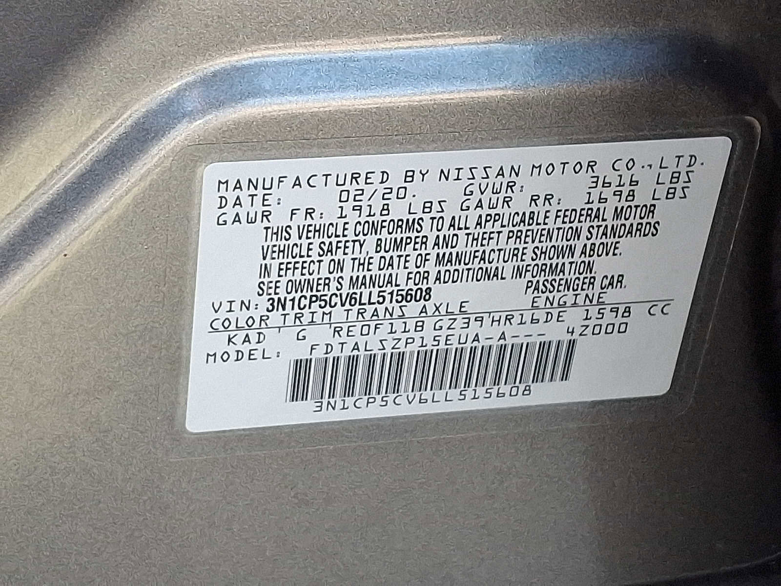 Used 2020 Nissan Kicks SV image 26