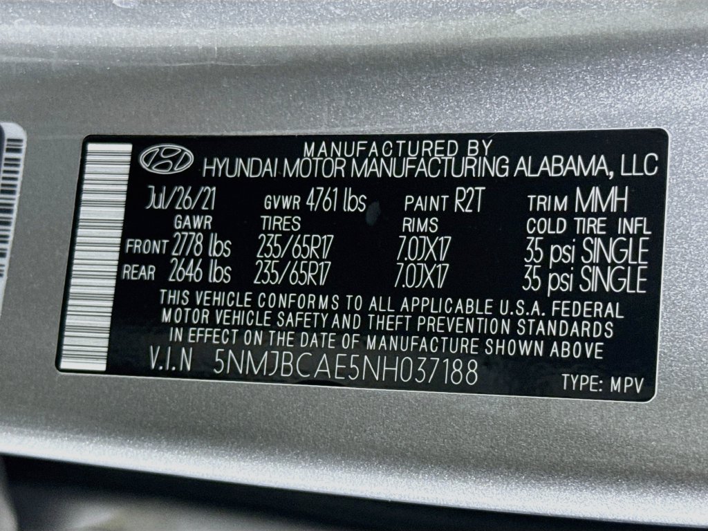 Certified 2022 Hyundai Tucson SEL AWD/4WD image 35