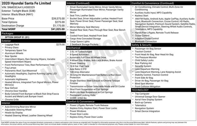 Used 2020 Hyundai Santa Fe Limited AWD/4WD image 32