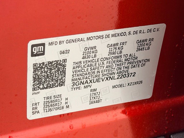 Certified 2022 Chevrolet Equinox LT AWD/4WD image 18