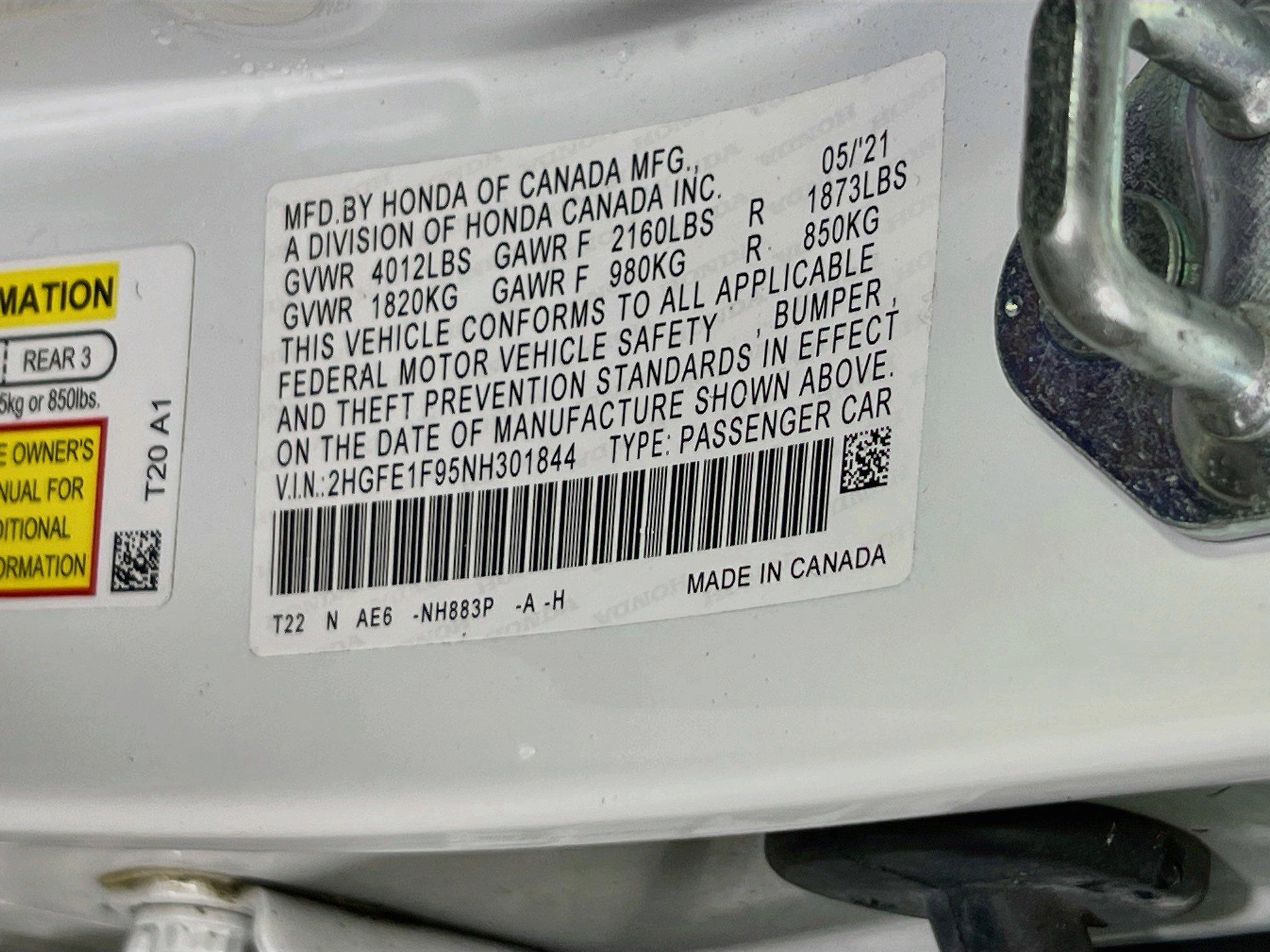 Used 2022 Honda Civic Touring image 32