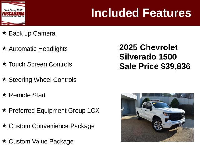 Used 2025 Chevrolet Silverado 1500 Custom AWD/4WD image 6