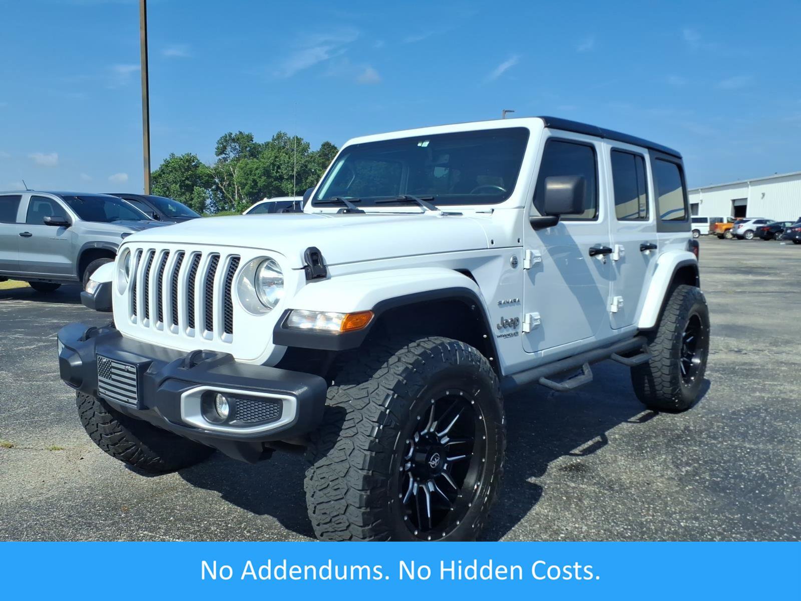 Used 2021 Jeep Wrangler Unlimited Sahara w/ Uconnect 4C Nav & Sound Group AWD/4WD image 1