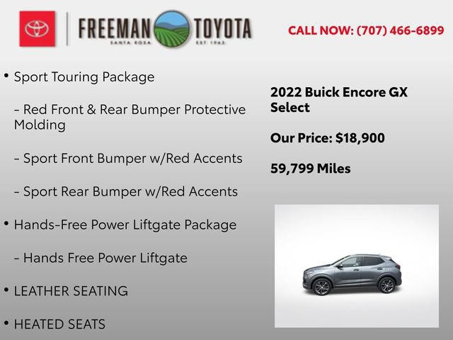 Used 2022 Buick Encore GX Select w/ Sport Touring Package FWD image 9
