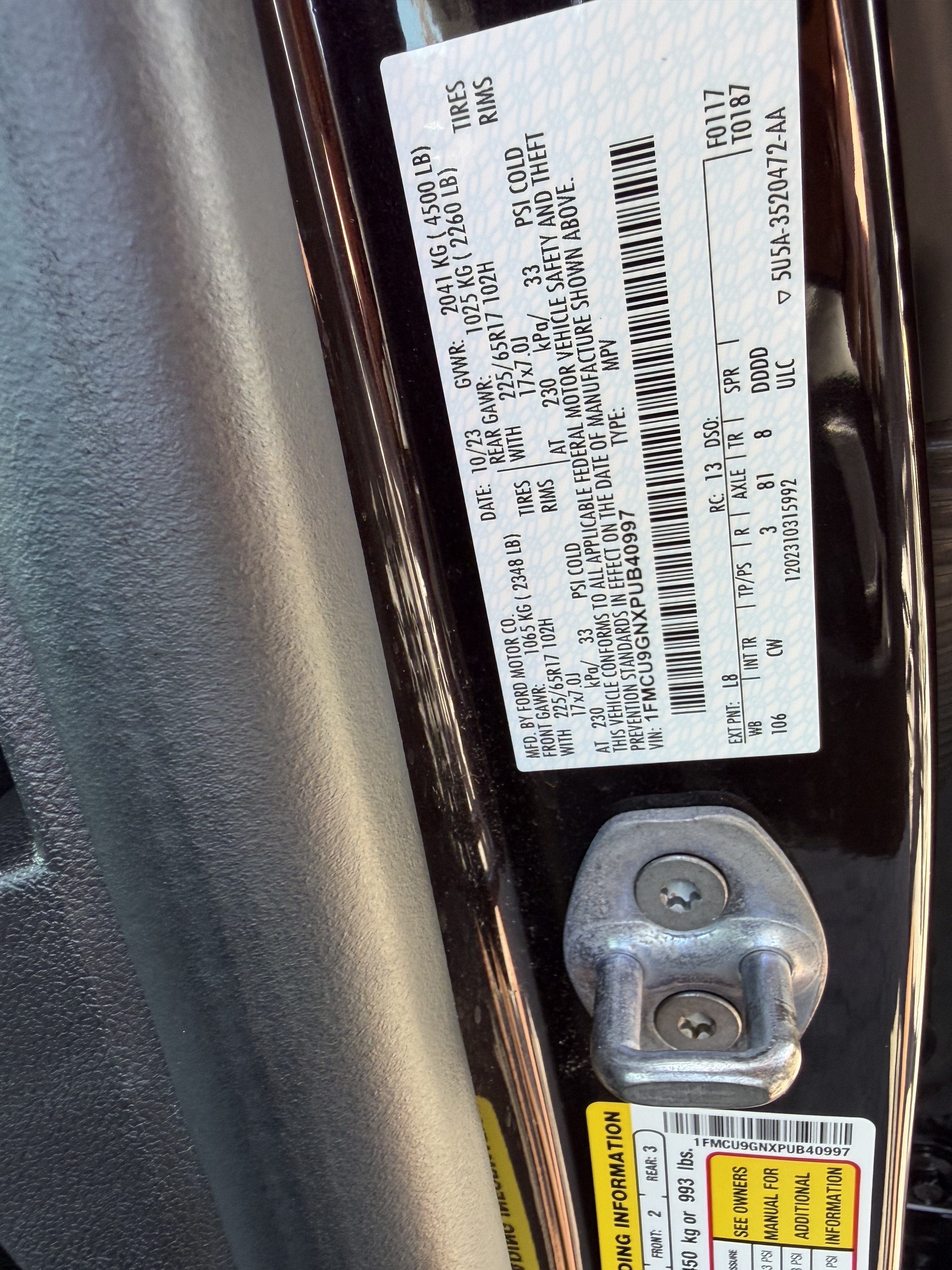 Used 2023 Ford Escape Active AWD/4WD image 26