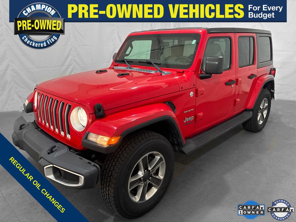 Used 2018 Jeep Wrangler Unlimited Sahara w/ Dual Top Group AWD/4WD image 1