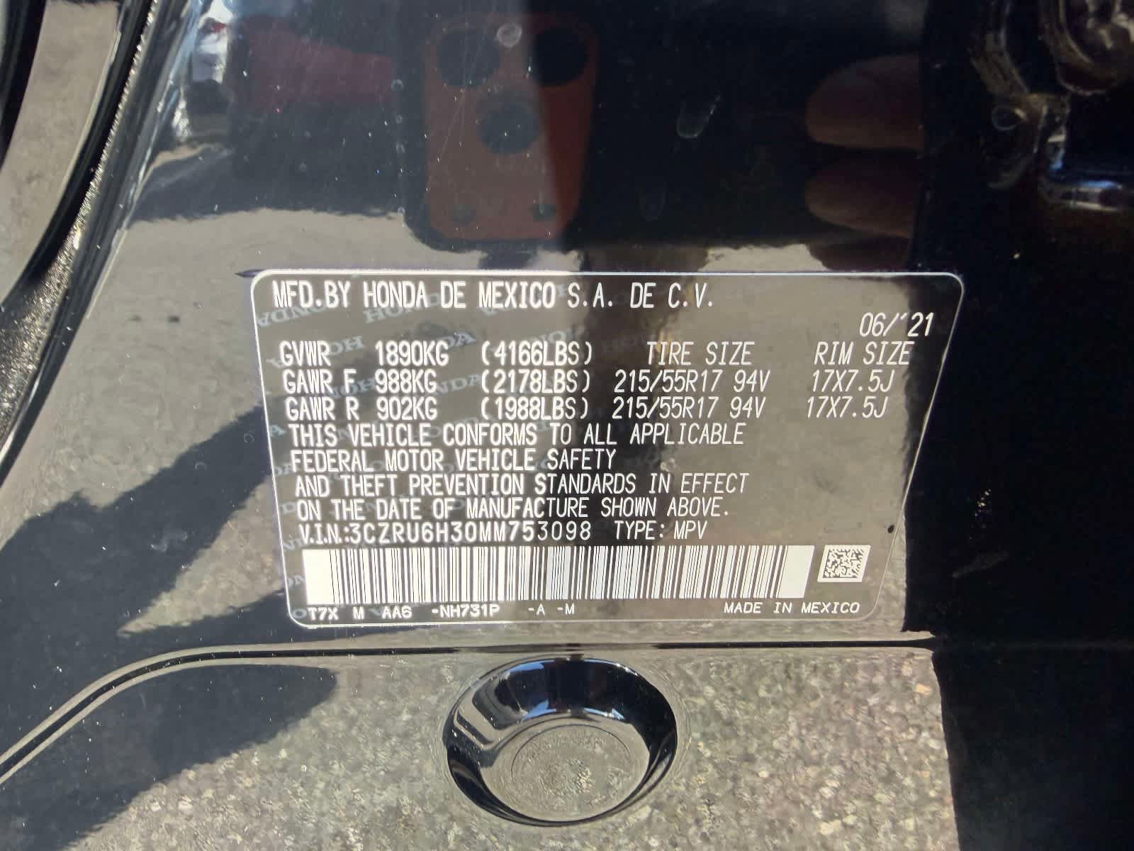 Used 2021 Honda HR-V LX image 19