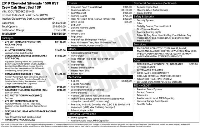 Used 2019 Chevrolet Silverado 1500 RST image 34