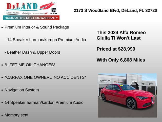 Used 2024 Alfa Romeo Giulia Ti image 6