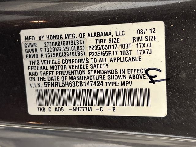 Used 2012 Honda Odyssey EX-L image 28