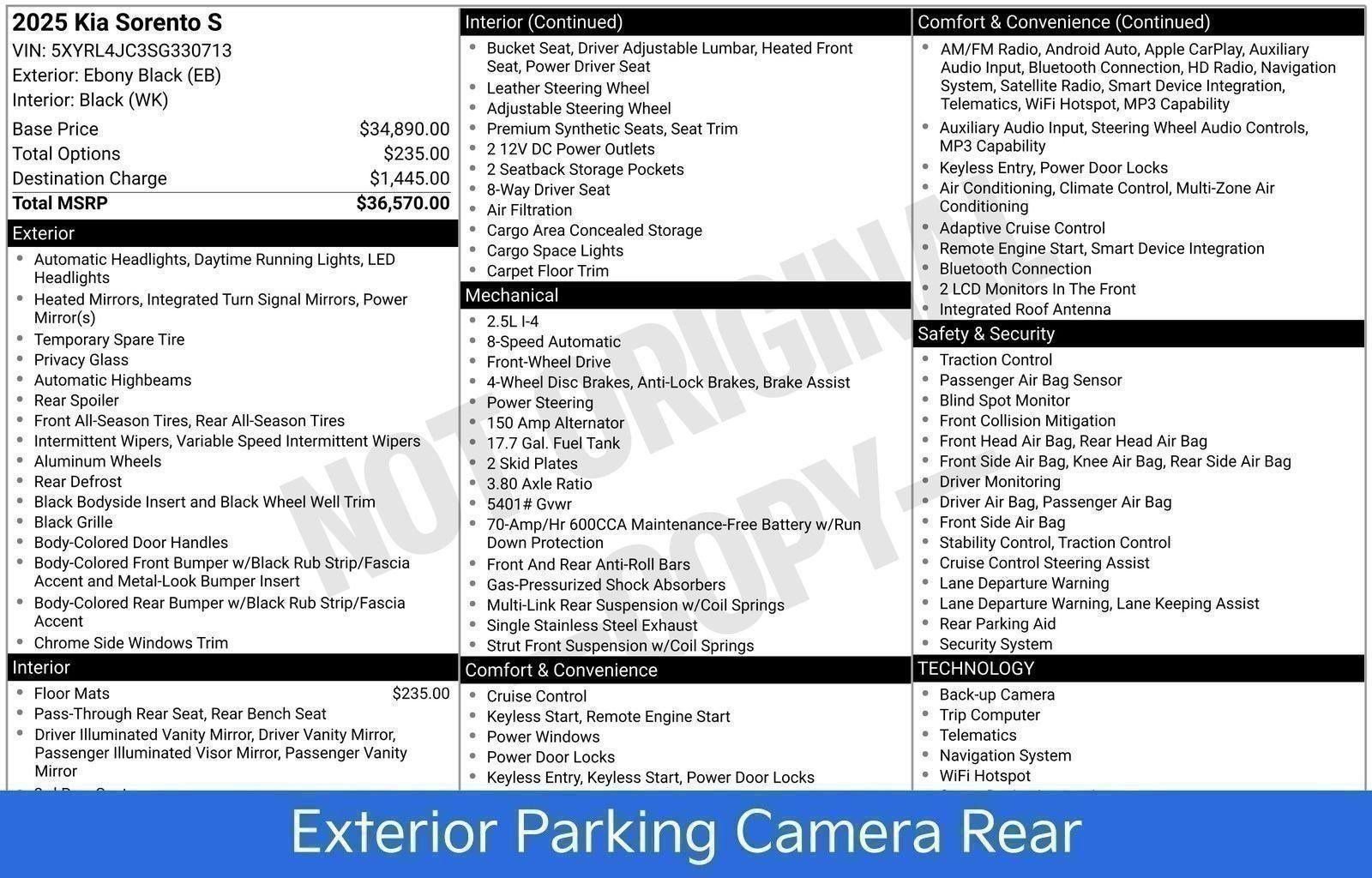 Used 2025 Kia Sorento S image 79