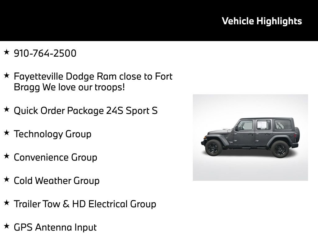 Used 2018 Jeep Wrangler Unlimited Sport S image 5