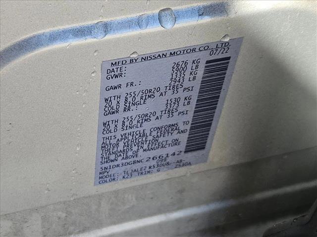 Used 2022 Nissan Pathfinder Platinum w/ Cargo Package image 15